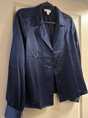 Silk like Blouse - NWOT - Open Edit